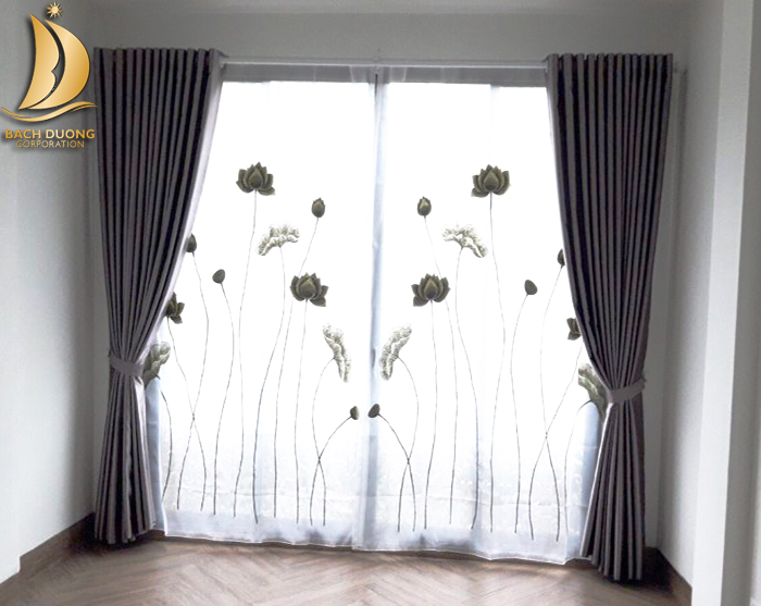 Rèm vải 2 lớp chống nắng hiệu quả cho mùa hè nóng nực