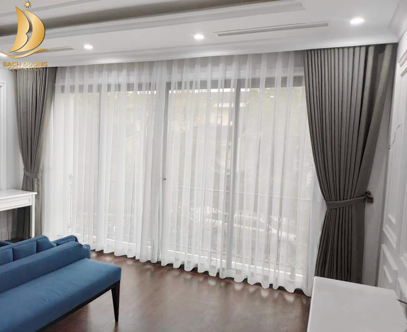 Mẫu rèm vải cản sáng tinh tế cho phòng ngủ