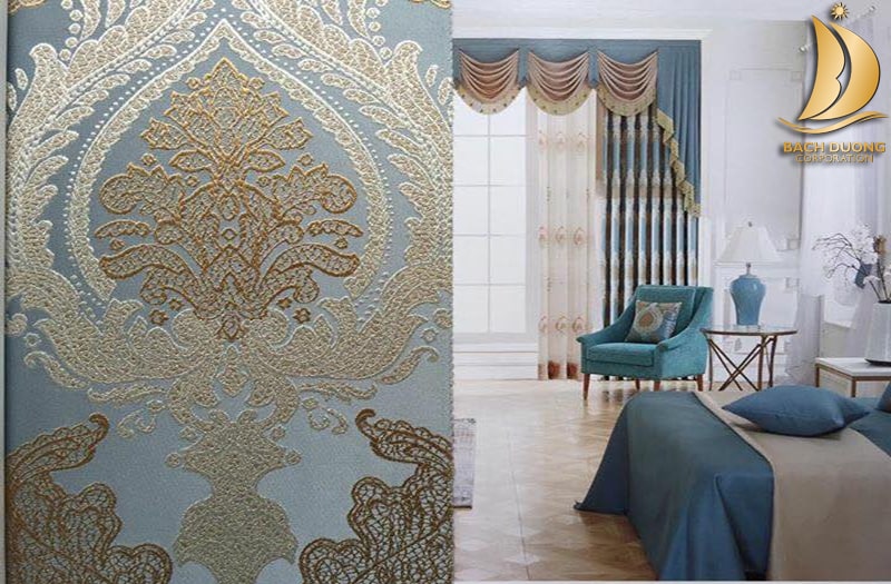 Mẫu rèm vải có màu khác biệt tạo điểm nhấn độc đáo