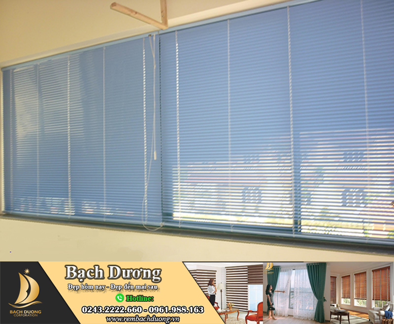 Rèm sáo nhôm nhẹ nhàng cho văn phòng