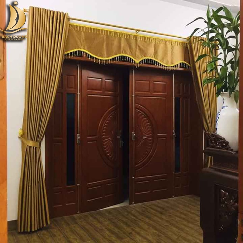 Rèm vải cao cấp tân cổ điển sang trọng tại Bạch Dương